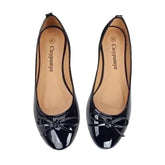 Black Bow Ballet Flats